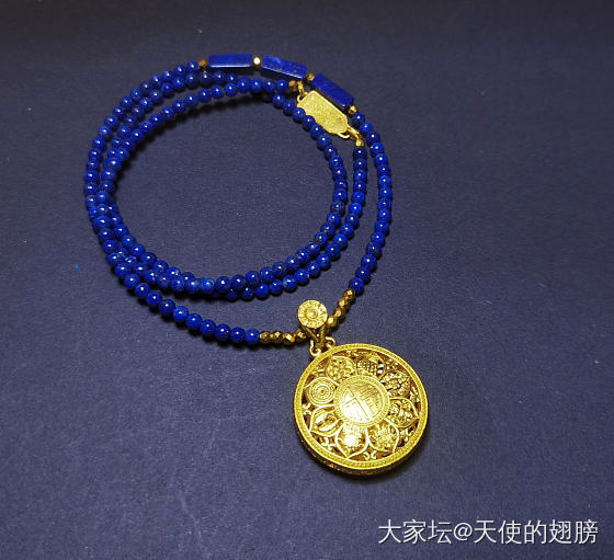 当青金石遇上黄金_搭配青金石金