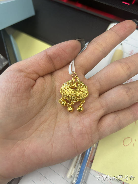 扣扣搜搜买的小金锁_金