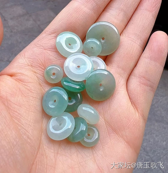 一些两位数又完整的平安扣_翡翠