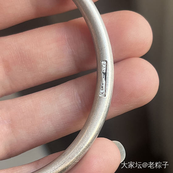 老银（铜）推圈手镯_银