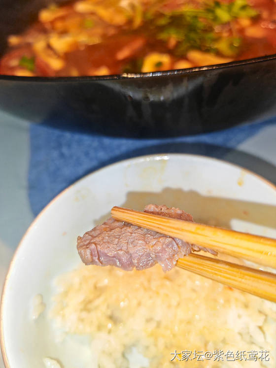 开心一刻：人均十元的菌汤牛肉。_美食