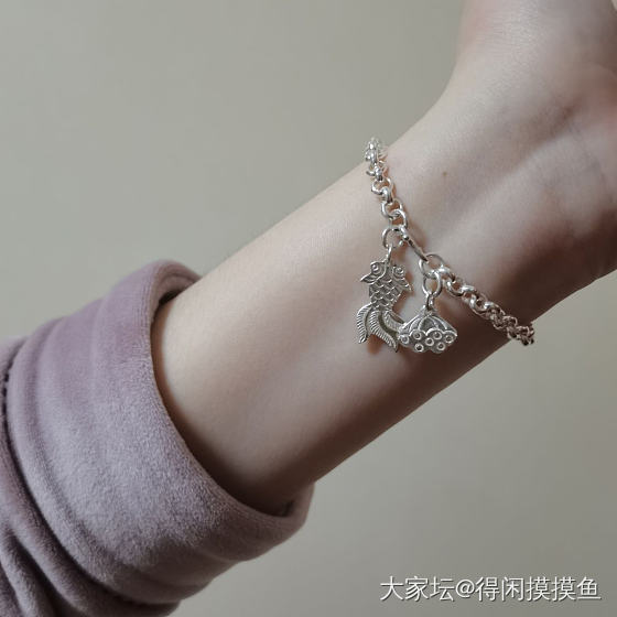 金鱼手牌_手链银