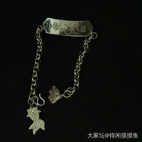 金鱼手牌_手链银