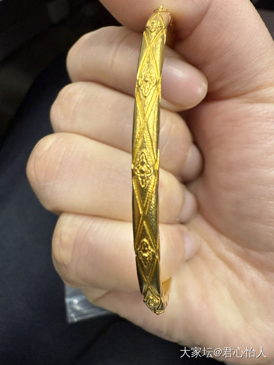 福利金手镯到了_金