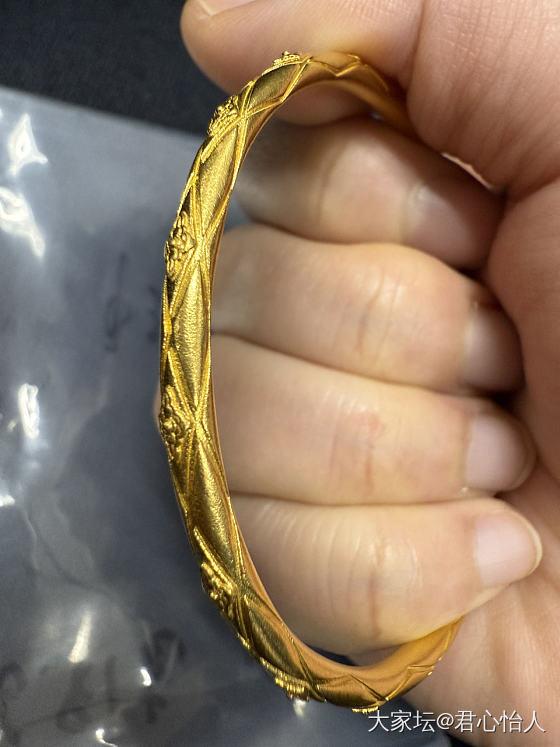 福利金手镯到了_金