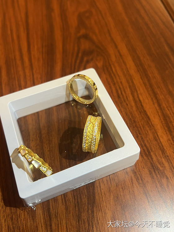 昨天追高的戒指到了_戒指金