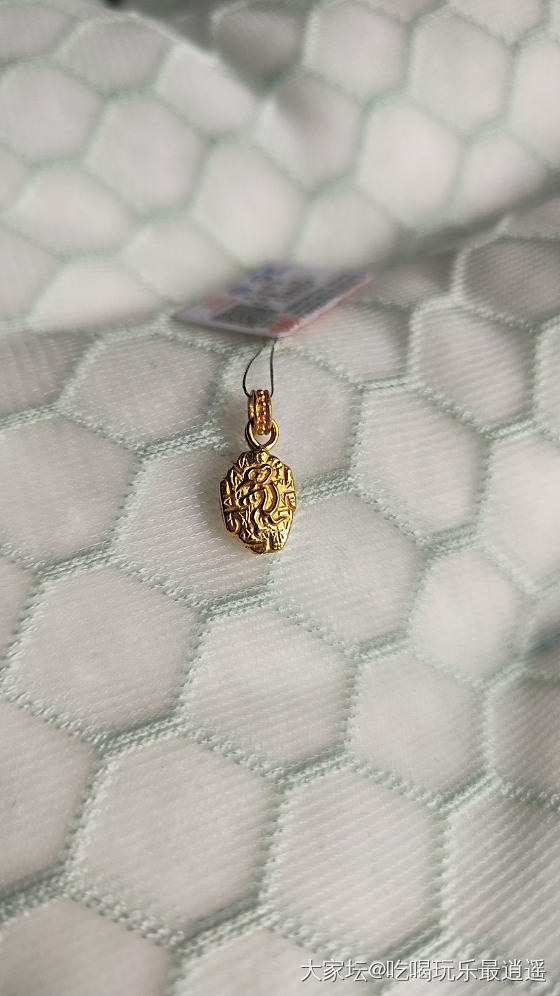 宝宝的錾刻甲骨文生肖小坠子～_金
