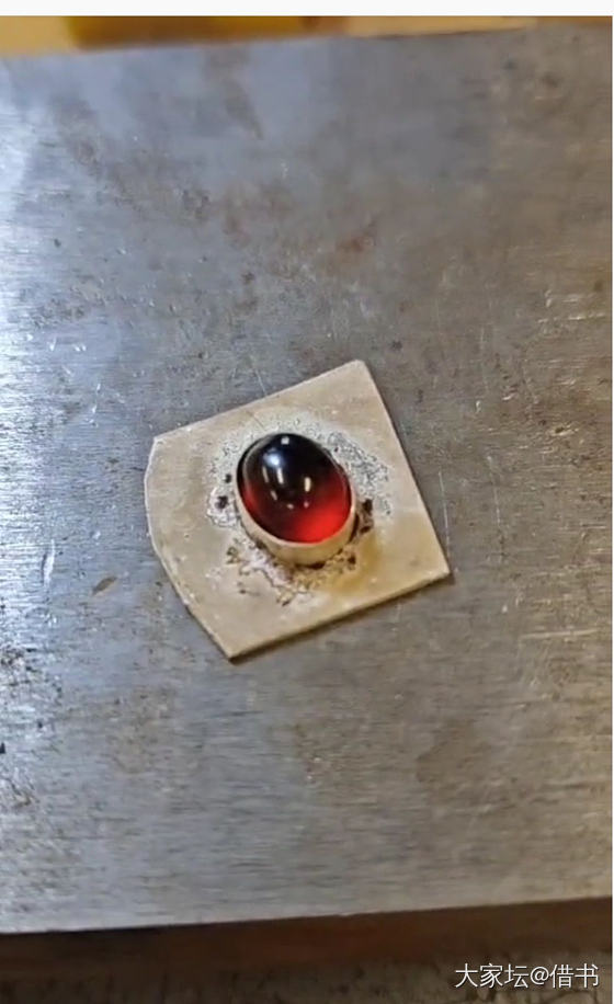 捡起了八百年没碰的金工技能_石榴石