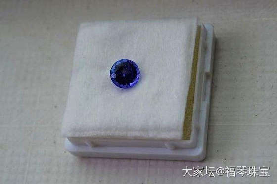 坦桑石 坦桑尼亚D矿区5A级别2.32克拉天然坦桑石戒面_坦桑石