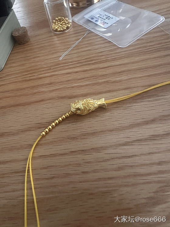手残党串珠，越穿越生气_串珠手工diy金