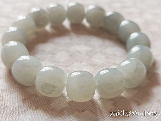 淡墨_珠串和田玉