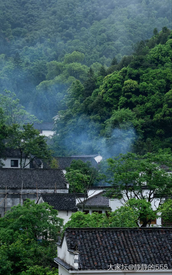 雨中皖南_旅游