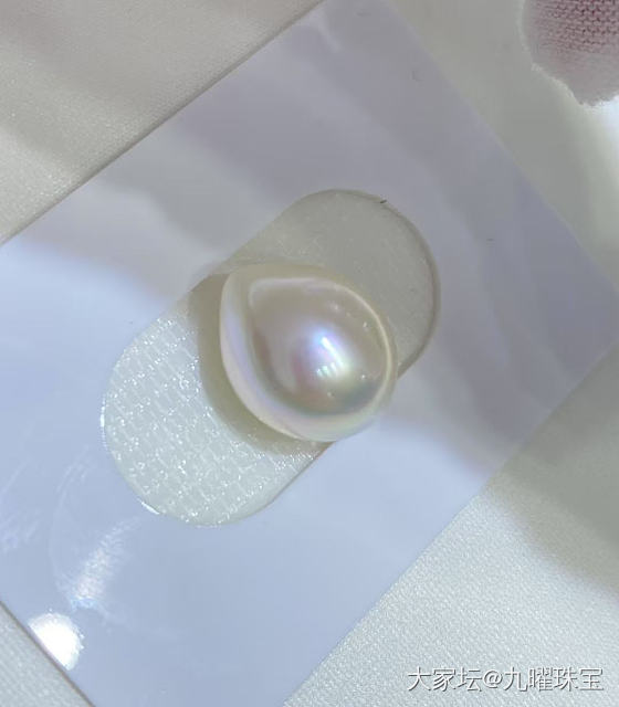 澳白水滴裸珠_珍珠