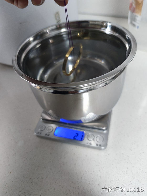 716上车的金太岁足金镯子到货了，自行检测了一下_金