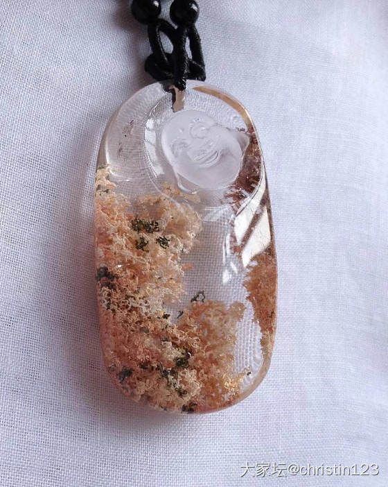 红绿配水晶？包裹体有红又有绿的，算什么幽灵水晶_幽灵晶水晶