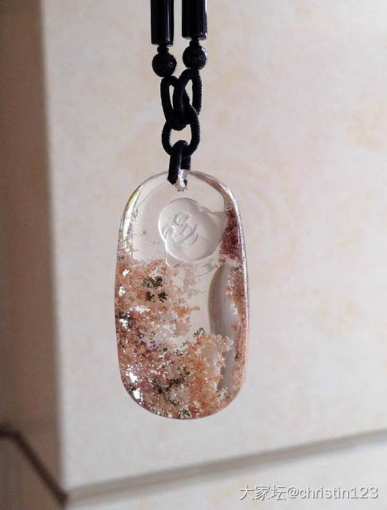 红绿配水晶？包裹体有红又有绿的，算什么幽灵水晶_幽灵晶水晶