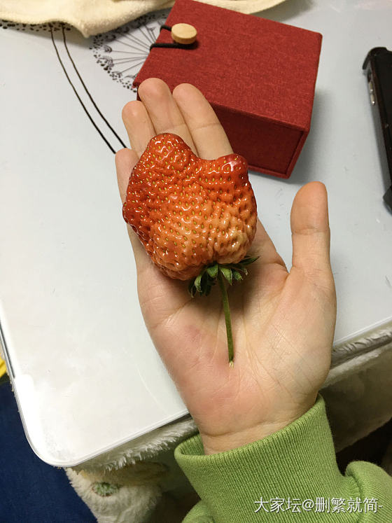 给大家看看超级大大大樱桃🍒_水果
