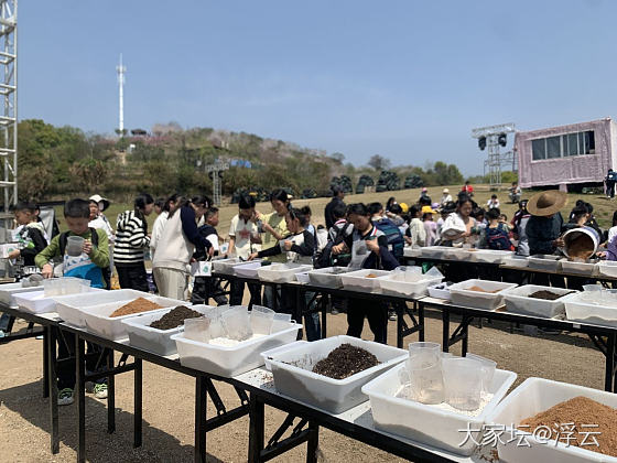 游园，碰上一群研学游小学生_植物