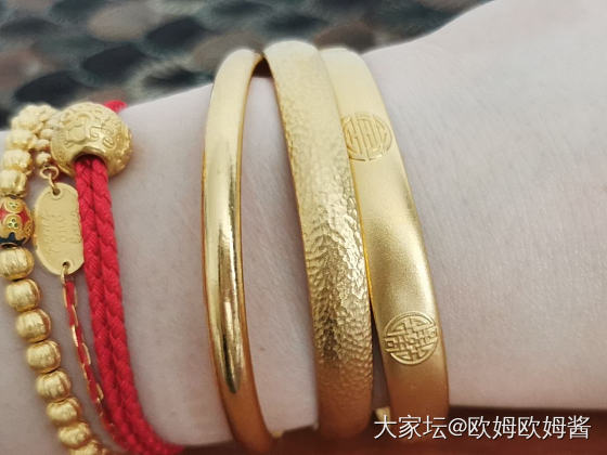 求助_手镯金