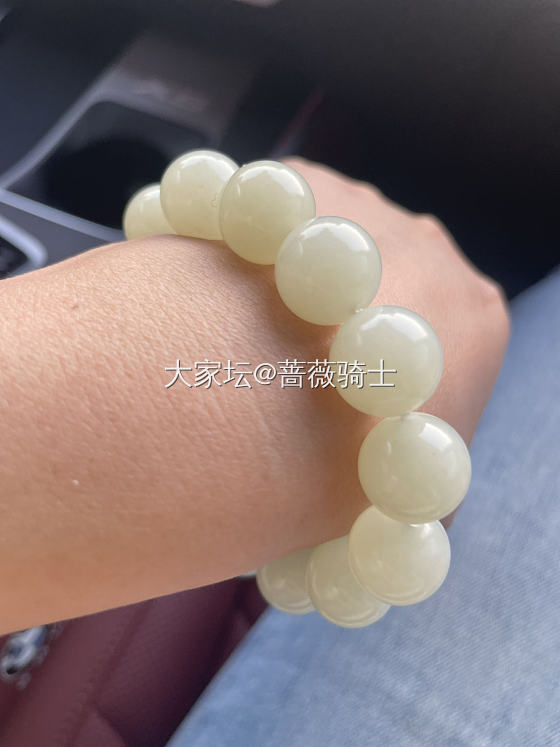 卡14籽料圆珠手串_珠串和田玉