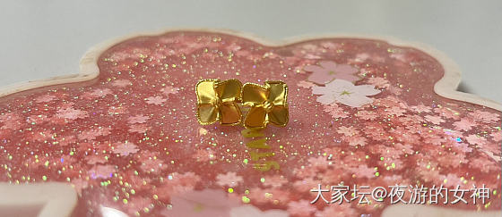 ctf丝巾耳钉_耳钉金