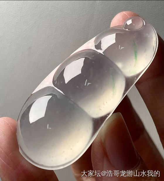 冰种大豆，假设没有那两丝绿价格为A，现在有了那两丝绿，可以加价百分之多少？_闲聊翡翠