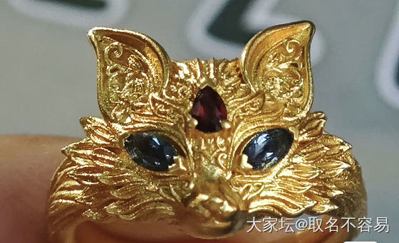 大冰红还是挺有存在感的_彩色宝石金