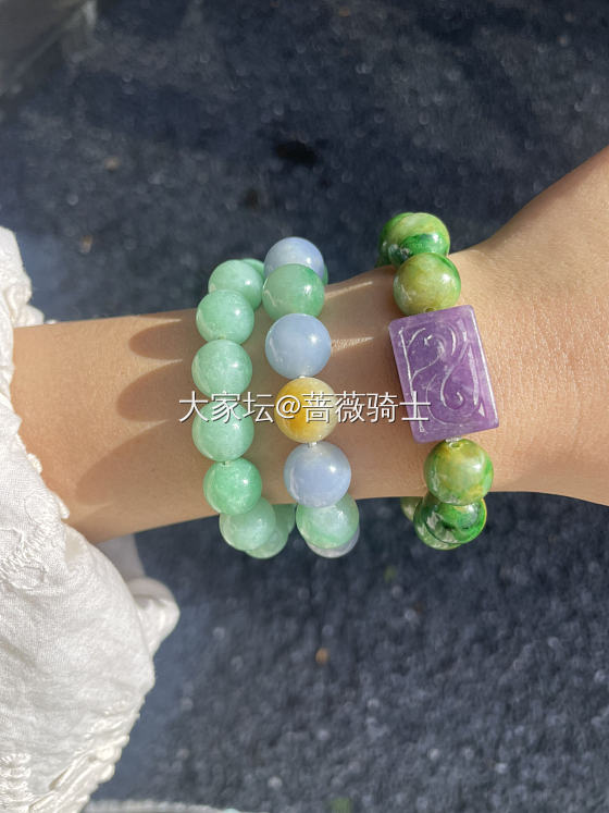 🌈我的快乐多巴胺源泉_珠串翡翠