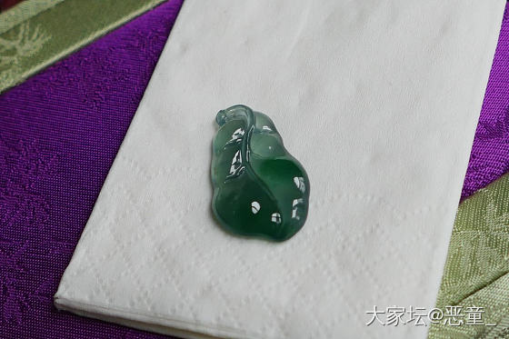 玻璃种翡翠 和王同学_翡翠