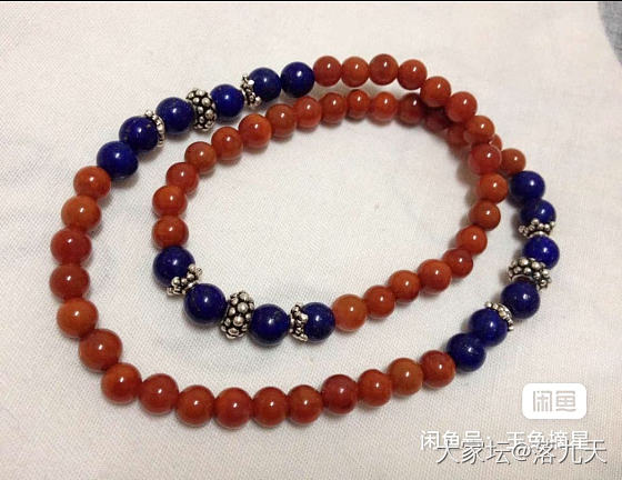 今天被坛友夸了好多，我再发几张最近卖给一个老粉姐姐的珠链，我再多臭美一会儿 😄_搭配手工diy