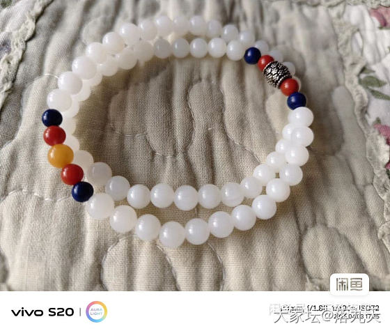 今天被坛友夸了好多，我再发几张最近卖给一个老粉姐姐的珠链，我再多臭美一会儿 😄_搭配手工diy