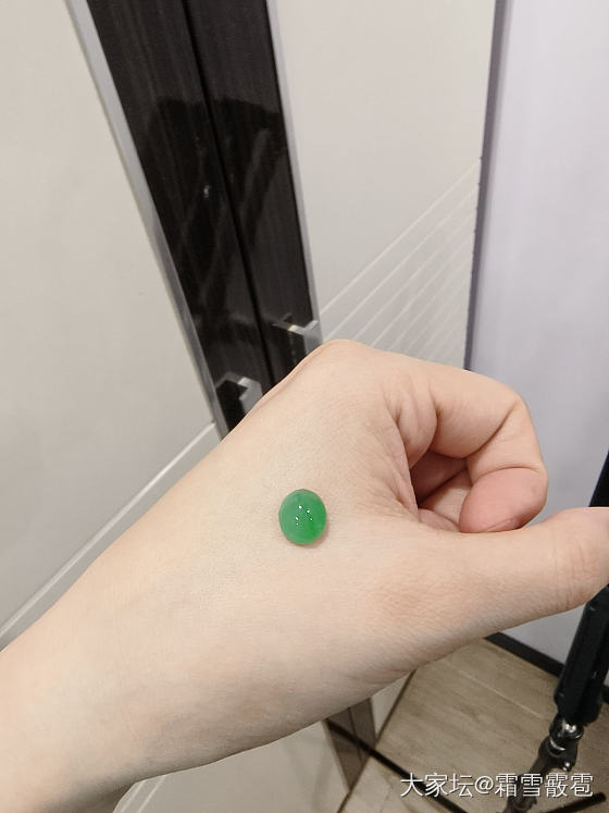新收的绿蛋到了_蛋面翡翠