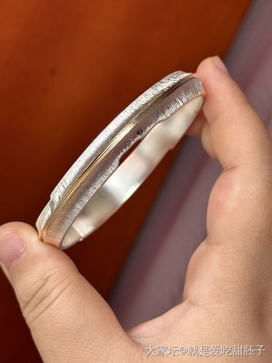 氧化成金色的银子_手镯银