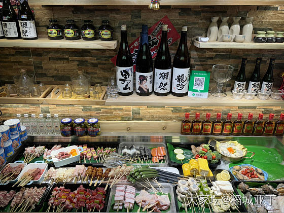 自己去吃烧鸟和寿喜锅，自己花了109元，点了一堆东西。_美食生活