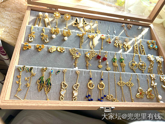 展示一下今年被我更新过的耳环盘_耳饰金