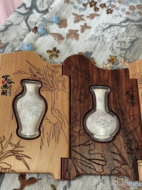 刚收到的玩具，四季平安银条，荷花、兰花、梅花、菊花。_银