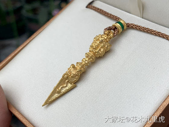 顶珠压好了，上完色了，来个合影_金