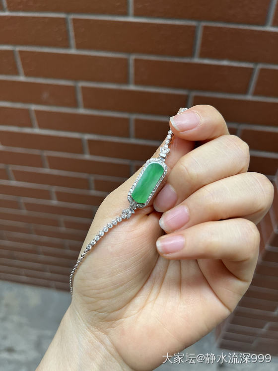 从来没想过我会买这种手链～_翡翠