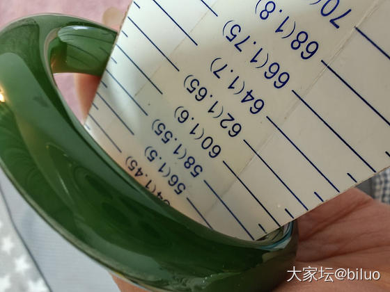 继续刀！1.9w转58mm和田玉碧玉猫眼手镯，全新_和田玉