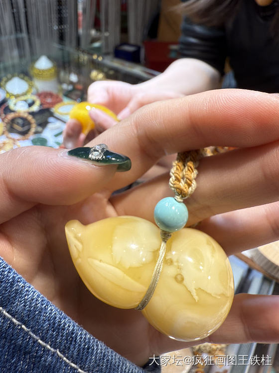 注胶了吗，蜜蜡胖葫芦_琥珀蜜蜡