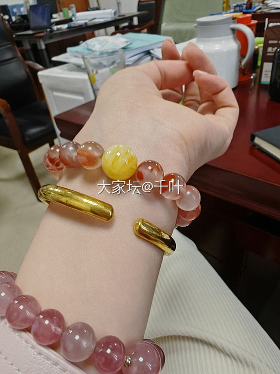 今日份_粉晶搭配南红