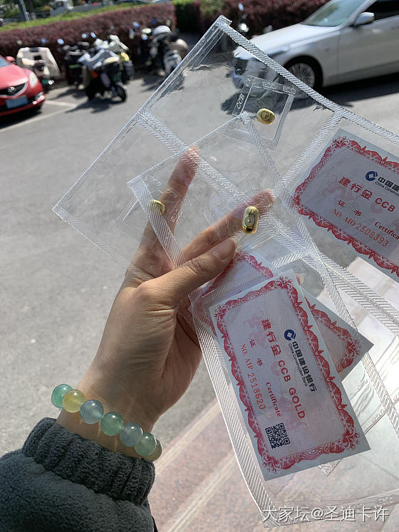 一大早去建行提小鼻嘎啦_把玩件金