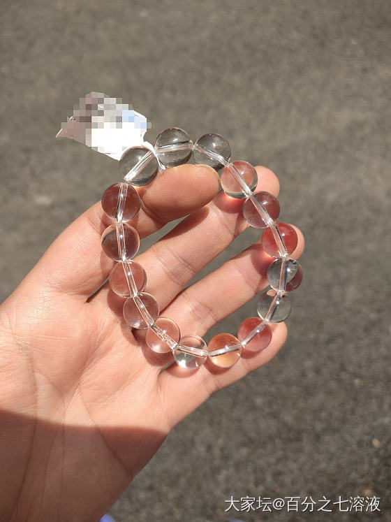 白水值得留吗？大佬们给点意见_珠串白水晶水晶