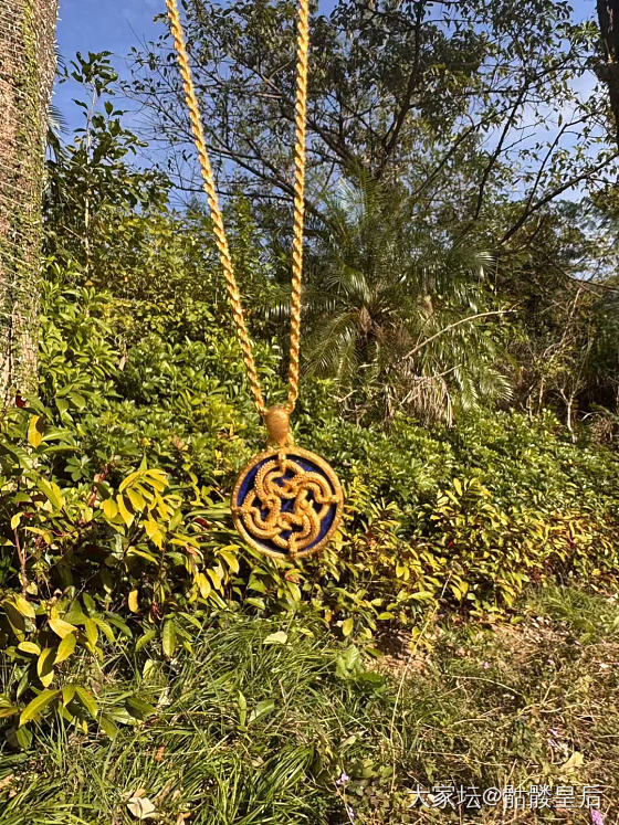 足金小熊鸭鸭小盘缠手串，灵蛇守护，妖花蜜蜡_金