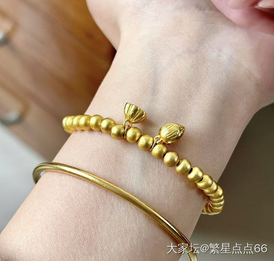 校长家30克的小金瘦～美_珠串手镯福利社金