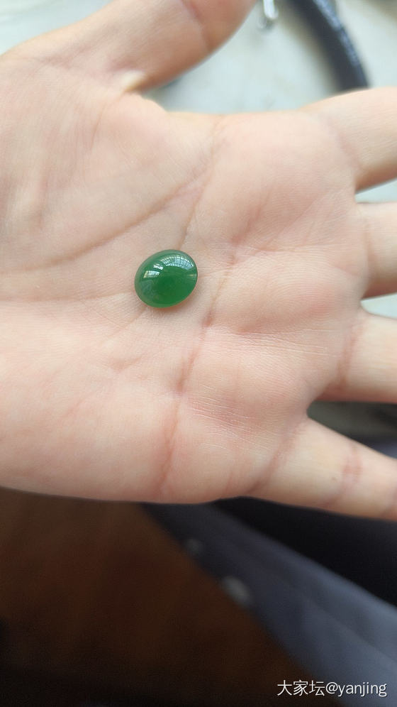 天然缅甸A货翡翠高货蛋面手串_翡翠