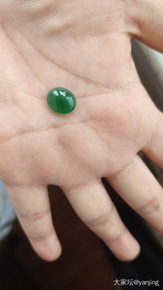 天然缅甸A货翡翠高货蛋面手串_翡翠