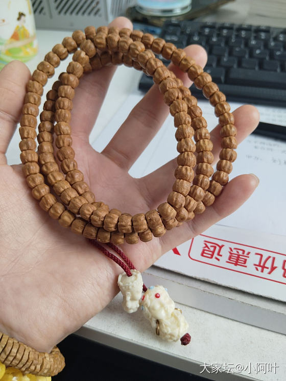 来点不一样的吧？鬼脸娃娃手串_珠串文玩