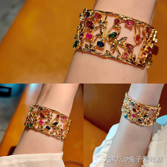 花园里盛开了五颜六色的花_时尚首饰金彩色宝石名贵宝石