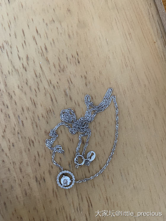 天然钻石项链 30分_名贵宝石